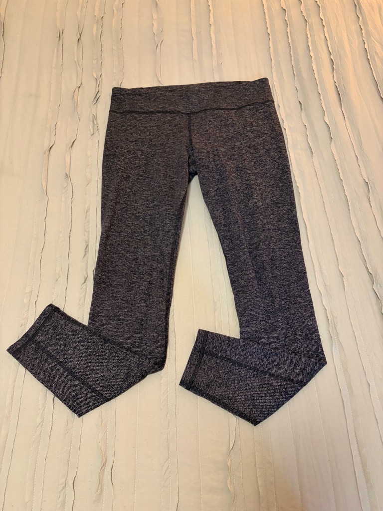 Under Armour Blue Gray Heather Leggings | Size M